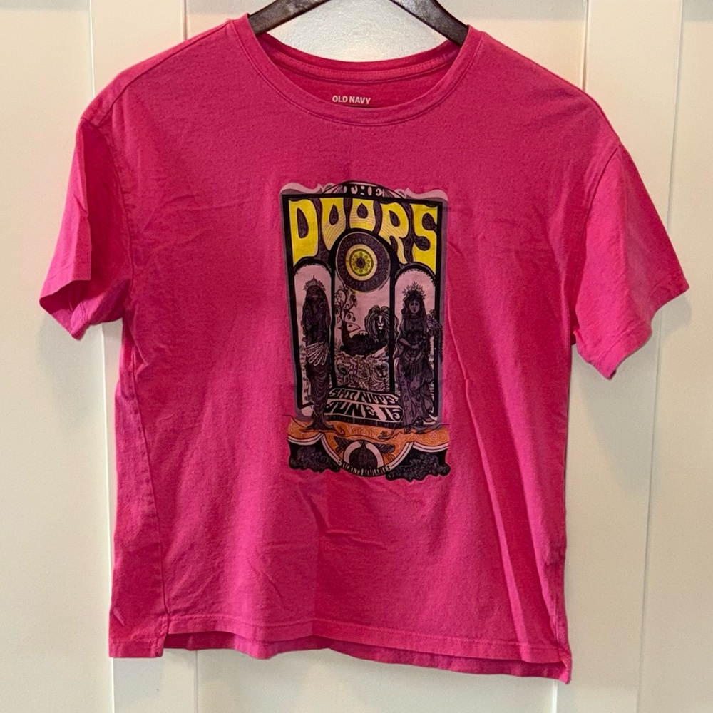 Old Navy Pink The Doors Graphic Kids T-Shirt